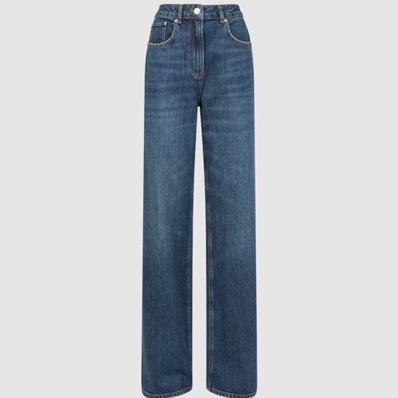Reiss High Rise Straight Leg Jeans - Picture 1 of 9